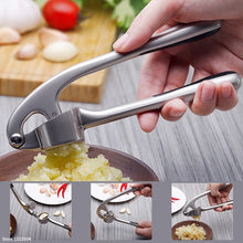 Load image into Gallery viewer, Metal Garlic Press Fashion Design Presser
