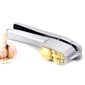 Garlic Press & Slicer 2 in 1 - Aluminium Garlic & Ginger Mincer and Slicer